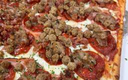 The Ultimate Meat Deep Dish Pizza